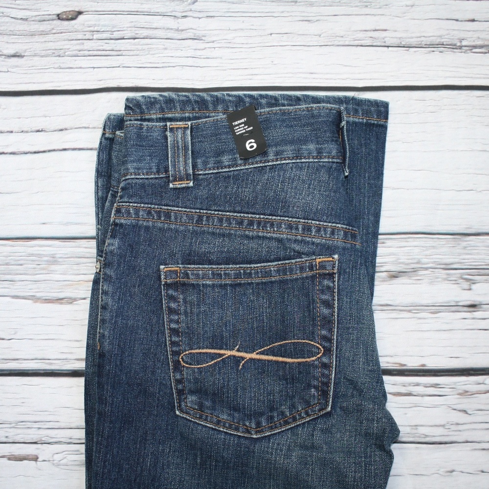 NWT VINTAGE THE LIMITED TIERNEY BOOT CUT JEANS Size 6 - Picture 3 of 3